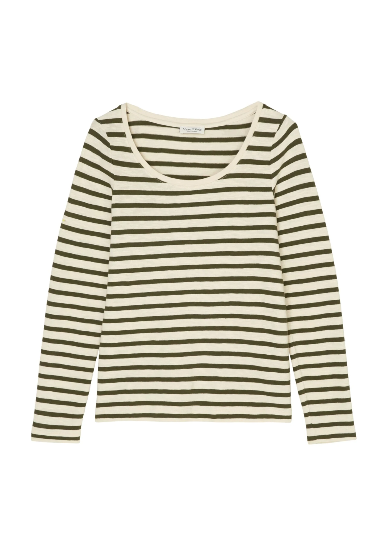 Marc O'Polo Striped Long Sleeve Top In A Loose Fit Made Of Heavy Jersey Fabric Composed Of Organic Cotton 10 Marc O'Polo Striped Long Sleeve Top In A Loose Fit Made Of Heavy Jersey Fabric Composed Of Organic Cotton – Bild 8