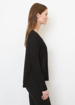 Marc O'Polo Long Sleeve V-neck Top From LENZING™ ECOVERO™ -Marc O'Polo Verkäufe 01a7e3bf9a1cfce86b846199582408bd