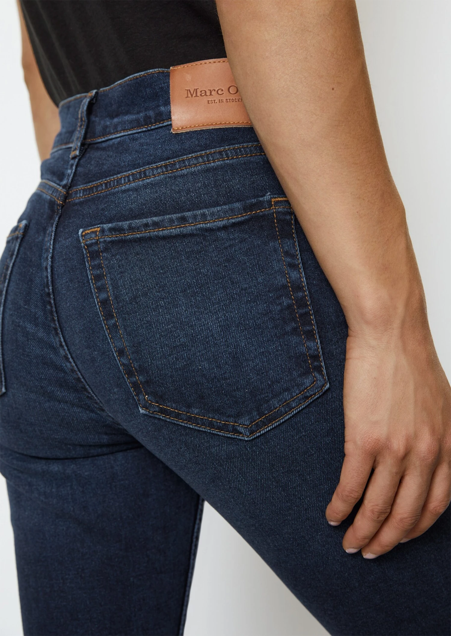 Marc O'Polo SKARA High-waisted Skinny Jeans Made Of Recycled Cotton 7 Marc O'Polo SKARA High-waisted Skinny Jeans Made Of Recycled Cotton – Bild 5