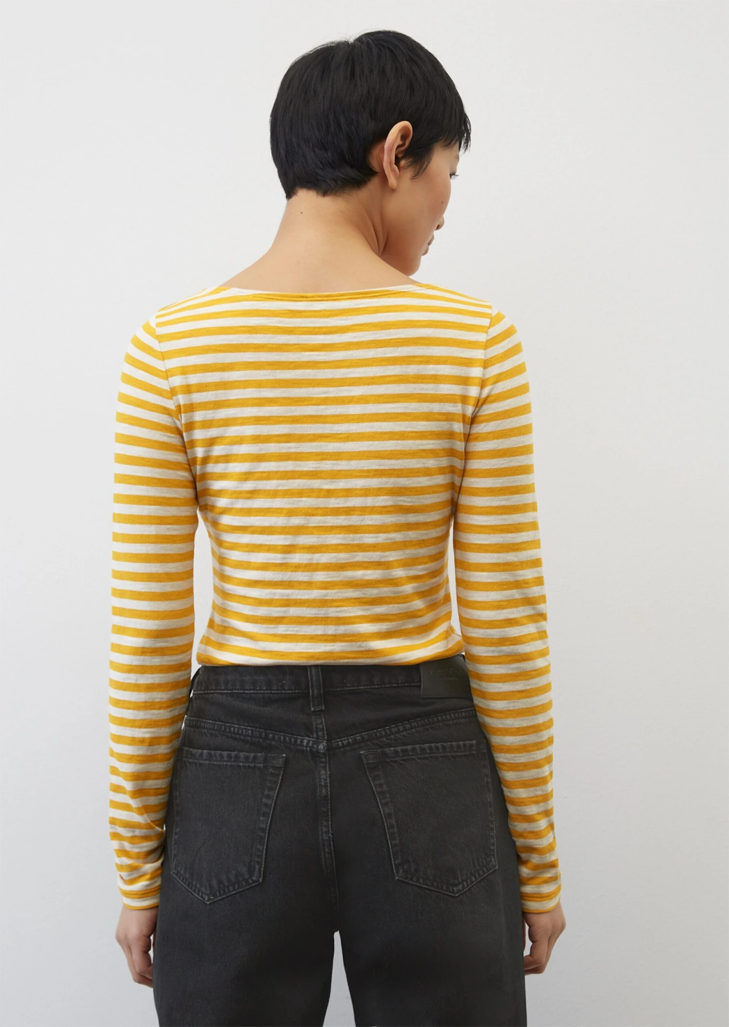 Marc O'Polo Striped Longsleeve Regular In Organic Cotton Slub Jersey 5 Marc O'Polo Striped Longsleeve Regular In Organic Cotton Slub Jersey – Bild 3