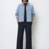Marc O'Polo Oversize Denim Shirt In An Organic Cotton/lyocell Blend -Marc O'Polo Verkäufe 075321f1107baa9965271a6511025f6b