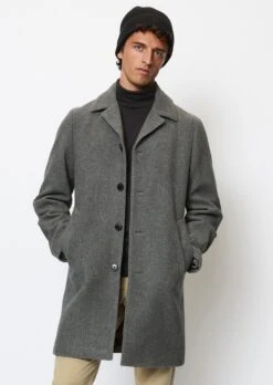 Marc O'Polo Wool Coat Regular Made From Soft Virgin Wool Mix -Marc O'Polo Verkäufe 07a12367929b606b616b06e53e10fb2a