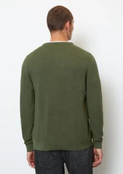 Marc O'Polo Organic Cotton Jumper In A Regular Fit With A Fine Piqué Texture -Marc O'Polo Verkäufe 085d96f9b31b0f1adcd245daefaefd6c