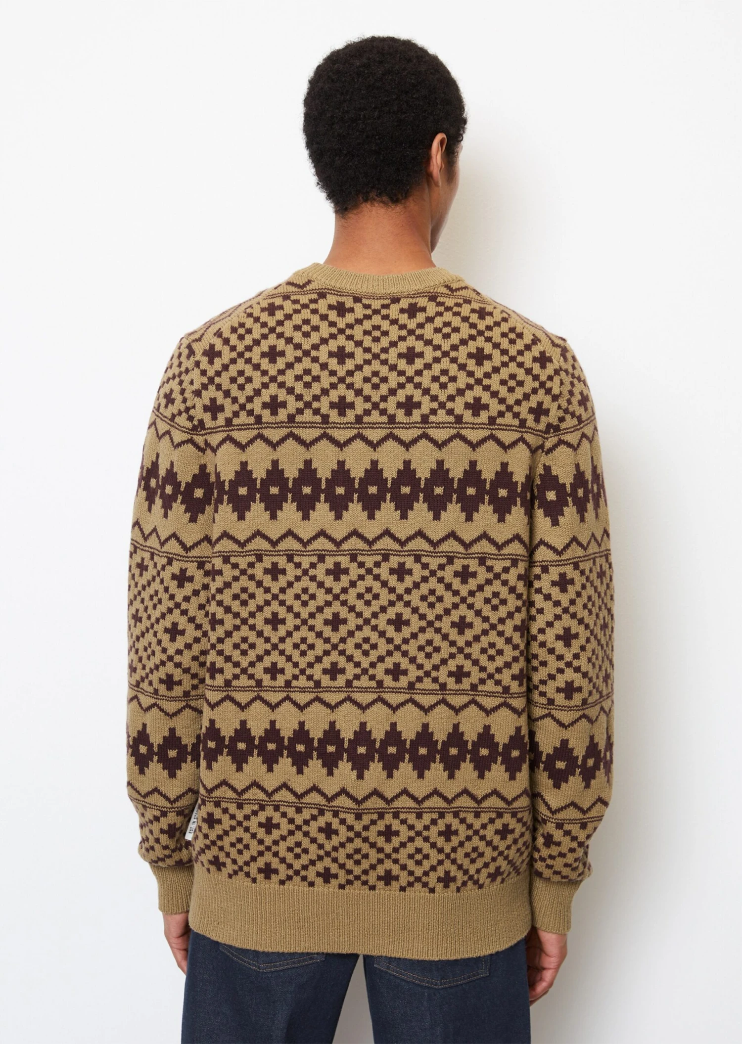 Marc O'Polo Jacquard Jumper Regular Made Of A Cotton/new Wool Blend 5 Marc O'Polo Jacquard Jumper Regular Made Of A Cotton/new Wool Blend – Bild 3