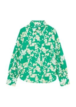 Marc O'Polo Blouse With Voluminous Sleeves In Paper Touch Poplin -Marc O'Polo Verkäufe 0b7ff41d01baac3232c5f728411ab1b5