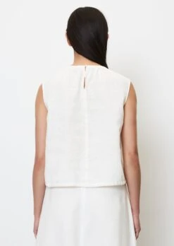 Marc O'Polo Sleeveless Linen Blouse Top With Drawstring At The Hem -Marc O'Polo Verkäufe 0deac1bc8a3e9c2a397aec52c5d6a86a