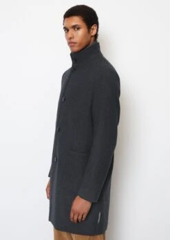 Marc O'Polo Stand-up Collar Wool Coat Regular With Lined Windshield -Marc O'Polo Verkäufe 0e2b2479218221848c2ab3d2ba4e2d3d