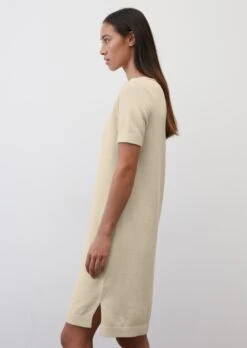 Marc O'Polo Relaxed Short-sleeved Knitted Dress In A Blend Of Organic Cotton, Viscose And Linen -Marc O'Polo Verkäufe 0f473f69cbe7ae5545689010f0d5ccdc