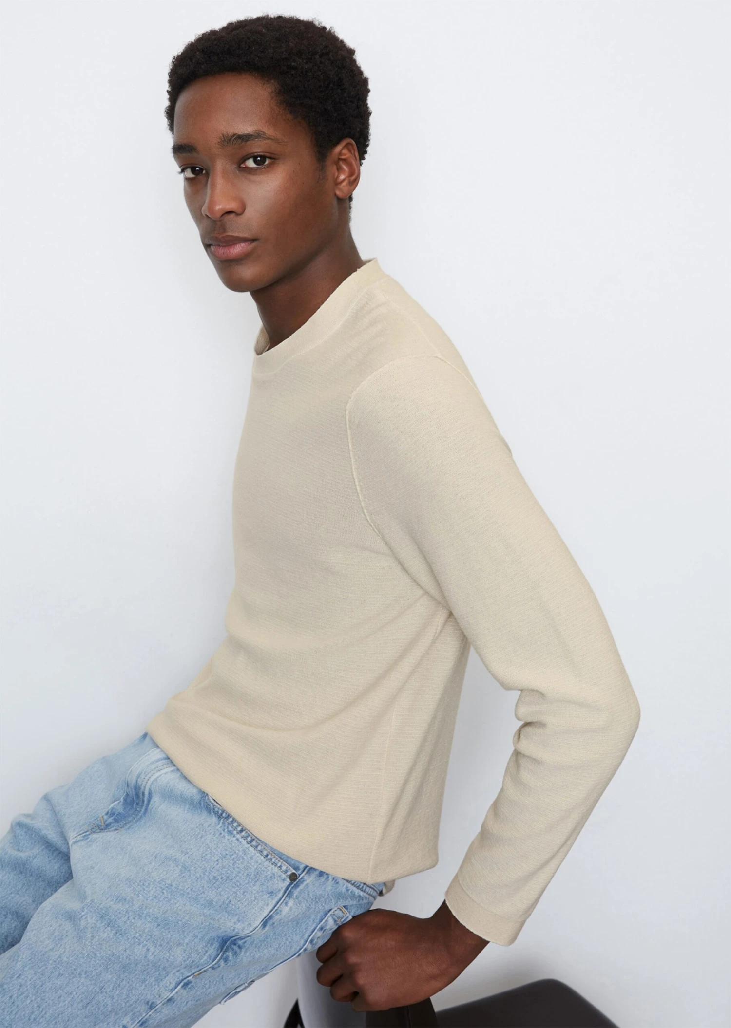 Marc O'Polo Long-sleeved Jumper Regular In A Casual Inside-out Look 4 Marc O'Polo Long-sleeved Jumper Regular In A Casual Inside-out Look – Bild 2