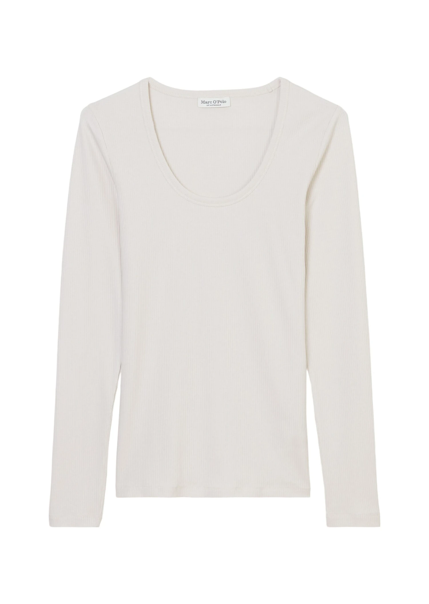 Marc O'Polo Ribbed Jersey Round Neck Long Sleeve Top Made Of A Soft Organic Cotton Blend 10 Marc O'Polo Ribbed Jersey Round Neck Long Sleeve Top Made Of A Soft Organic Cotton Blend – Bild 8