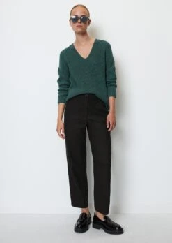 Marc O'Polo V-neck Knit Jumper Relaxed Made From Heavy Cotton Yarn -Marc O'Polo Verkäufe 0fd04a31ea2a8c41c842b1084fc34632