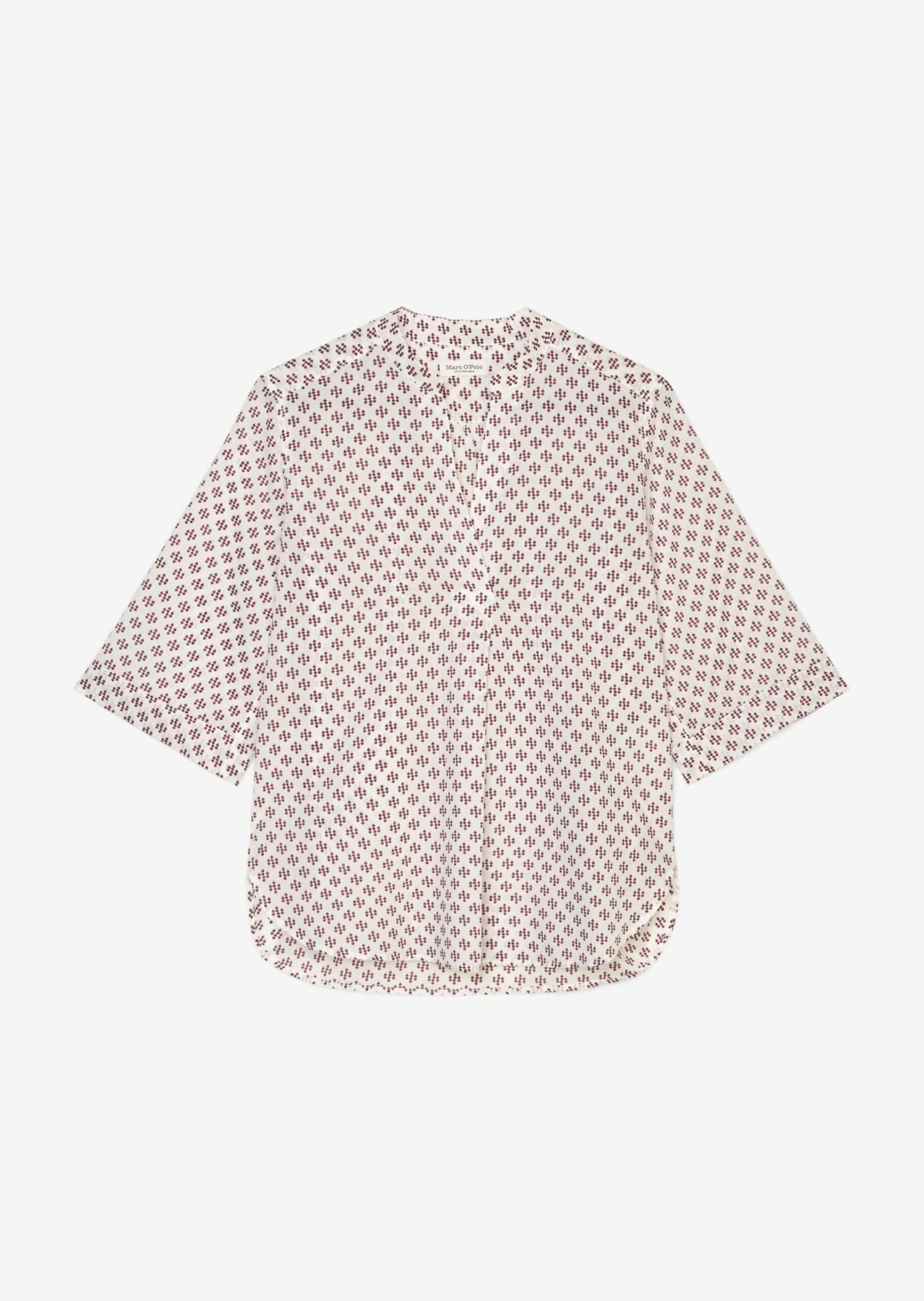 Marc O'Polo Patterned Tunic Blouse In A Regular Fit Made Of Lightweight Cotton Voile 9 Marc O'Polo Patterned Tunic Blouse In A Regular Fit Made Of Lightweight Cotton Voile – Bild 7