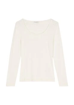Marc O'Polo Long-sleeved Top With Round Neckline In Organic Cotton Slub Jersey 18 Marc O'Polo Long-sleeved Top With Round Neckline In Organic Cotton Slub Jersey -Marc O'Polo Verkäufe 1091f2386679c7b9fa52a20490d80e92