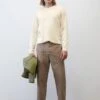Marc O'Polo Round-neck Jumper In A Regular Fit Made Of Organic Cotton And Silk