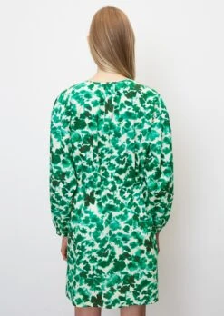 Marc O'Polo Short Voluminous Dress With Gathering Made Of An Organic Cotton/lyocell Blend -Marc O'Polo Verkäufe 125d182bb4877b2e60491c6f874c75ec