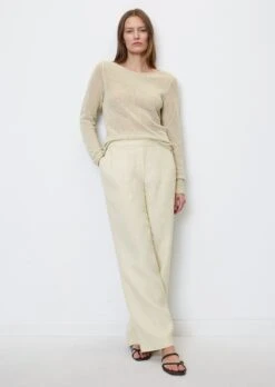 Marc O'Polo Knitted Jumper With A Mesh Texture In A Regular Fit Made Of A Linen/cotton Blend -Marc O'Polo Verkäufe 134c0d55938f71223b7bd62b77bc19e5