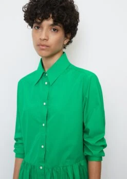 Marc O'Polo Blouse Dress With A Gathered Skirt Made From A Lightweight Organic Cotton/lyocell Blend -Marc O'Polo Verkäufe 1670d86c671312d30654a327cfd3e456