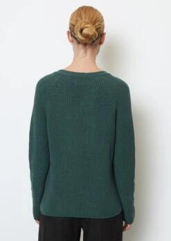 Marc O'Polo V-neck Knit Jumper Relaxed Made From Heavy Cotton Yarn -Marc O'Polo Verkäufe 177e522db520b2f94ced3640a50cc4e5