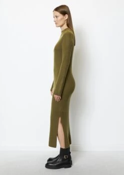 Marc O'Polo Ribbed Knit Dress Shaped With Viscose Content -Marc O'Polo Verkäufe 186f23c4f7bbac66223c98c84628b17f