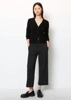 Marc O'Polo Ribbed Cardigan Slim With Fine Ribbed Structure