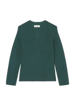 Marc O'Polo V-neck Knit Jumper Relaxed Made From Heavy Cotton Yarn -Marc O'Polo Verkäufe 1a9c5993573223520e1bb72dab967eff