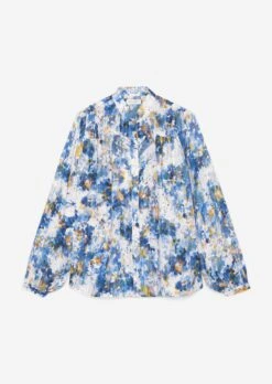 Marc O'Polo Wide Printed Blouse In A Cupro/viscose Blend -Marc O'Polo Verkäufe 1b0fe32bcfa821147a4037ba75181c90