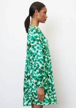 Marc O'Polo Short V-neck Dress With Voluminous Sleeves Made Of An Organic Cotton/lyocell Blend -Marc O'Polo Verkäufe 1c0959fa3189cd57666ad4a9f519c825