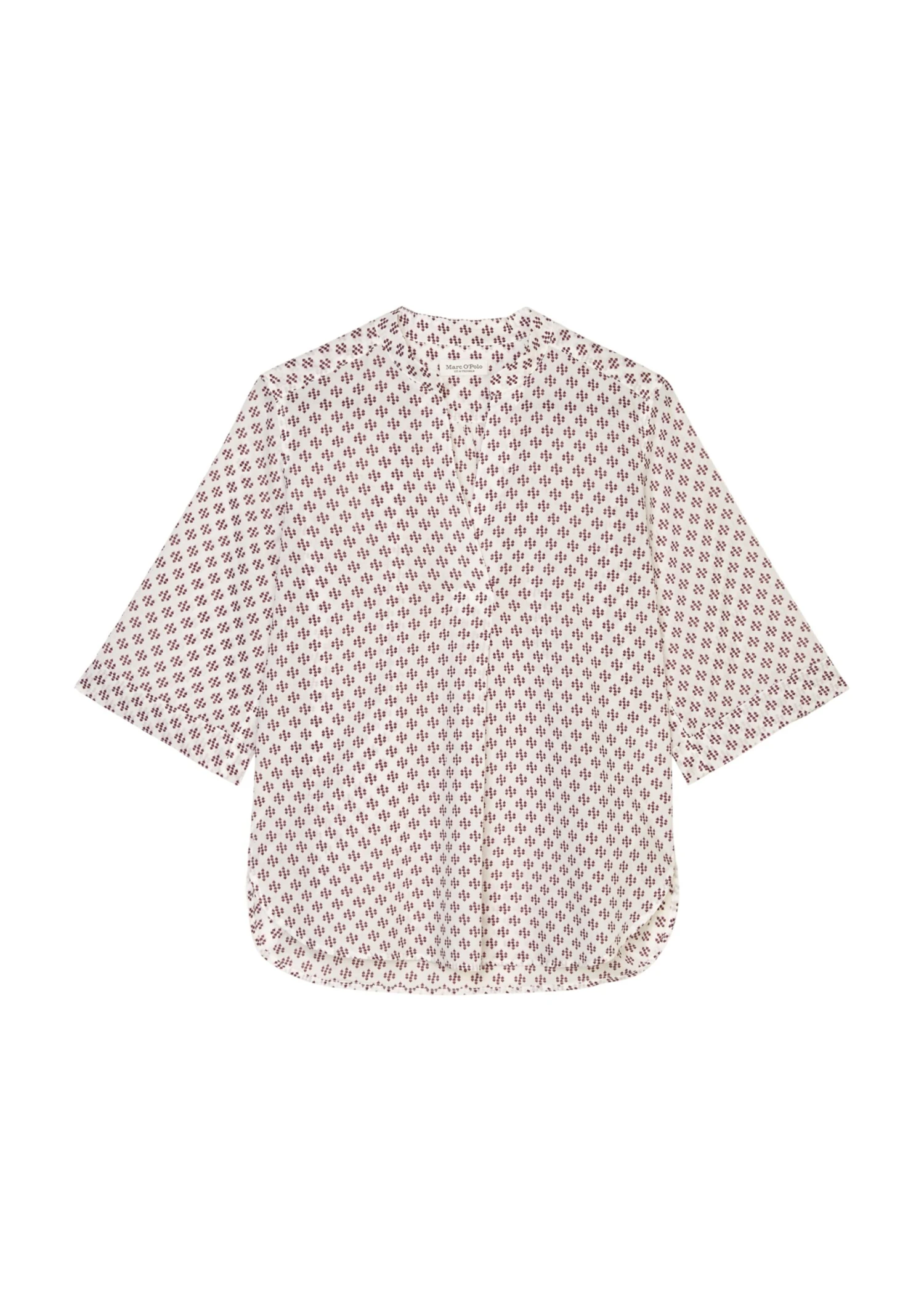 Marc O'Polo Patterned Tunic Blouse In A Regular Fit Made Of Lightweight Cotton Voile 10 Marc O'Polo Patterned Tunic Blouse In A Regular Fit Made Of Lightweight Cotton Voile – Bild 8