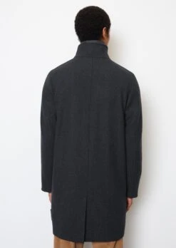 Marc O'Polo Stand-up Collar Wool Coat Regular With Lined Windshield -Marc O'Polo Verkäufe 1e5bd28828f5c7d16597f87f64fa988e