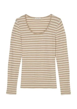 Marc O'Polo Long Sleeve Top With Stripes In Organic Cotton Slub Jersey -Marc O'Polo Verkäufe 21fbcdf525f17773c352279426bccd46