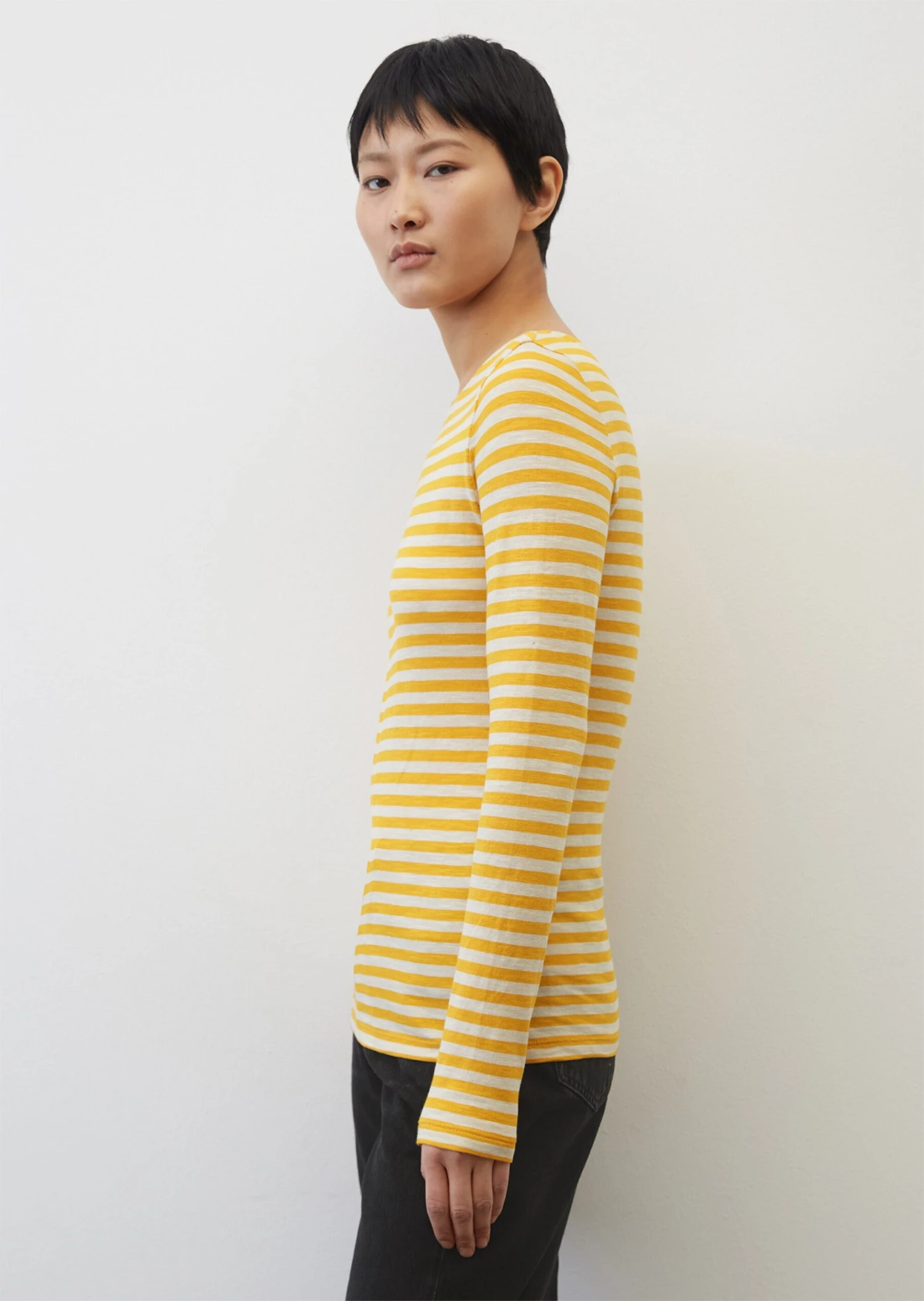 Marc O'Polo Striped Longsleeve Regular In Organic Cotton Slub Jersey 8 Marc O'Polo Striped Longsleeve Regular In Organic Cotton Slub Jersey – Bild 6