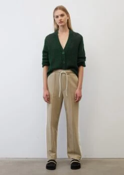 Marc O'Polo Loosely Knit Cardigan From Virgin Wool Alpaca Wool Mix