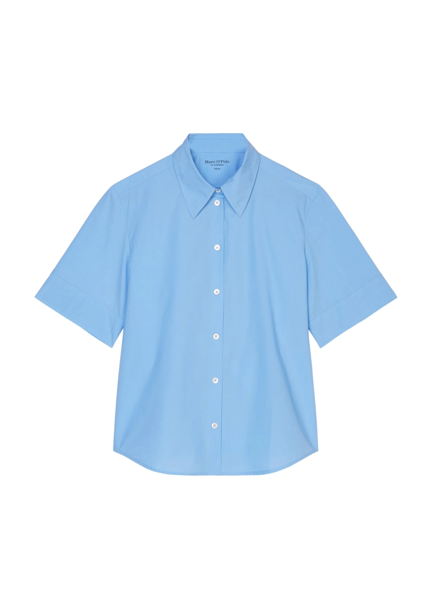 Marc O'Polo Short-sleeved Poplin Blouse In A Regular Fit Made Of Organic Cotton 10 Marc O'Polo Short-sleeved Poplin Blouse In A Regular Fit Made Of Organic Cotton – Bild 8