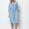 Marc O'Polo Denim Shirt Blouse Dress Relaxed In An Organic Cotton/lyocell Blend -Marc O'Polo Verkäufe 2be143d1a91e6973ee750ff6f1043ea5