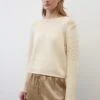 Marc O'Polo Knitted Jumper Regular Made From An Organic Cotton/mouliné Blend