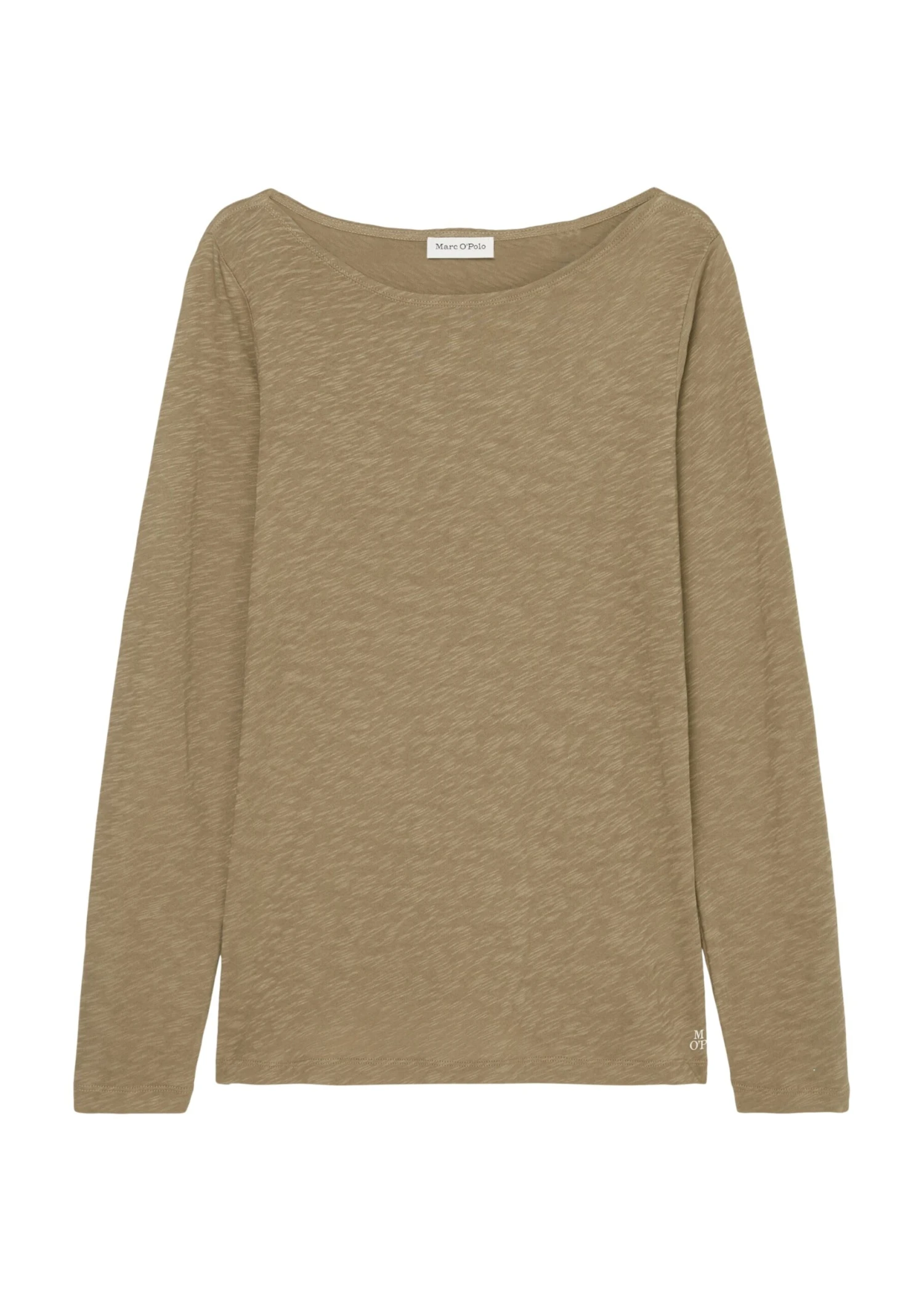 Marc O'Polo Long Sleeve Top With A Bateau Neckline, Regular Fit In Organic Cotton Slub Jersey 10 Marc O'Polo Long Sleeve Top With A Bateau Neckline, Regular Fit In Organic Cotton Slub Jersey – Bild 8