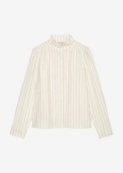 Marc O'Polo Striped Blouse In A Regular Fit Made Of A Soft Organic Cotton Twill -Marc O'Polo Verkäufe 2eac2302a980492d71fff4e3c9ae5582
