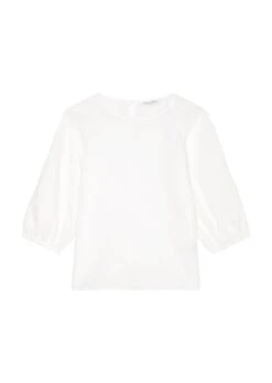 Marc O'Polo Blouse Top With Puff Sleeves In A Mix Of Materials -Marc O'Polo Verkäufe 2f11701ea269041c0095f1e301ab9371