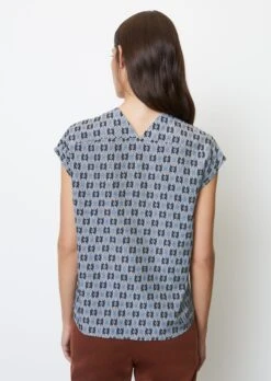 Marc O'Polo Sleeveless V-neck Blouse In A Regular Fit Made From A Soft Organic Cotton/viscose Blend -Marc O'Polo Verkäufe 2faa276c6526bd06b1b8572516349f58