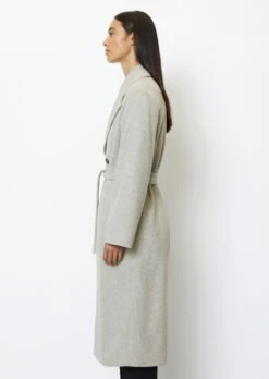 Marc O'Polo Coat With Waist Belt Made From Compact Knitted Quality -Marc O'Polo Verkäufe 31eada1e569a77c01ecc56b17a0a1c62