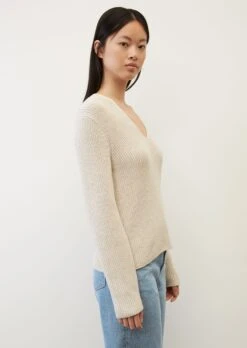 Marc O'Polo Knitted V-neck Jumper, Relaxed Made Of Organic Cotton -Marc O'Polo Verkäufe 32024520f8ceaad5e3e8f17988dd6fa8