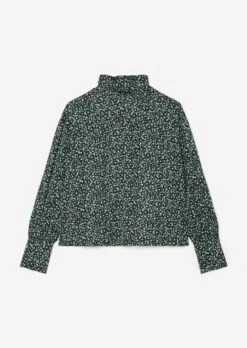 Marc O'Polo Long Sleeve Blouse With An All-over Print And A Stand-up Collar From LENZING™ ECOVERO™ -Marc O'Polo Verkäufe 334054e7a34865a5f0743dbea41ac167