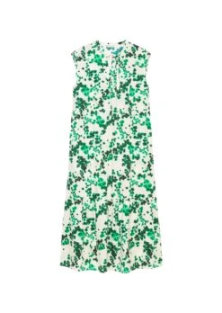 Marc O'Polo Sleeveless Midi Dress With A Flounce Hem Made Of Light Poplin Quality -Marc O'Polo Verkäufe 3551f069368c736c251d3bca392c617e