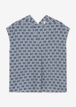 Marc O'Polo Sleeveless V-neck Blouse In A Regular Fit Made From A Soft Organic Cotton/viscose Blend -Marc O'Polo Verkäufe 372f29fc230b5497c82493ecc64f407b