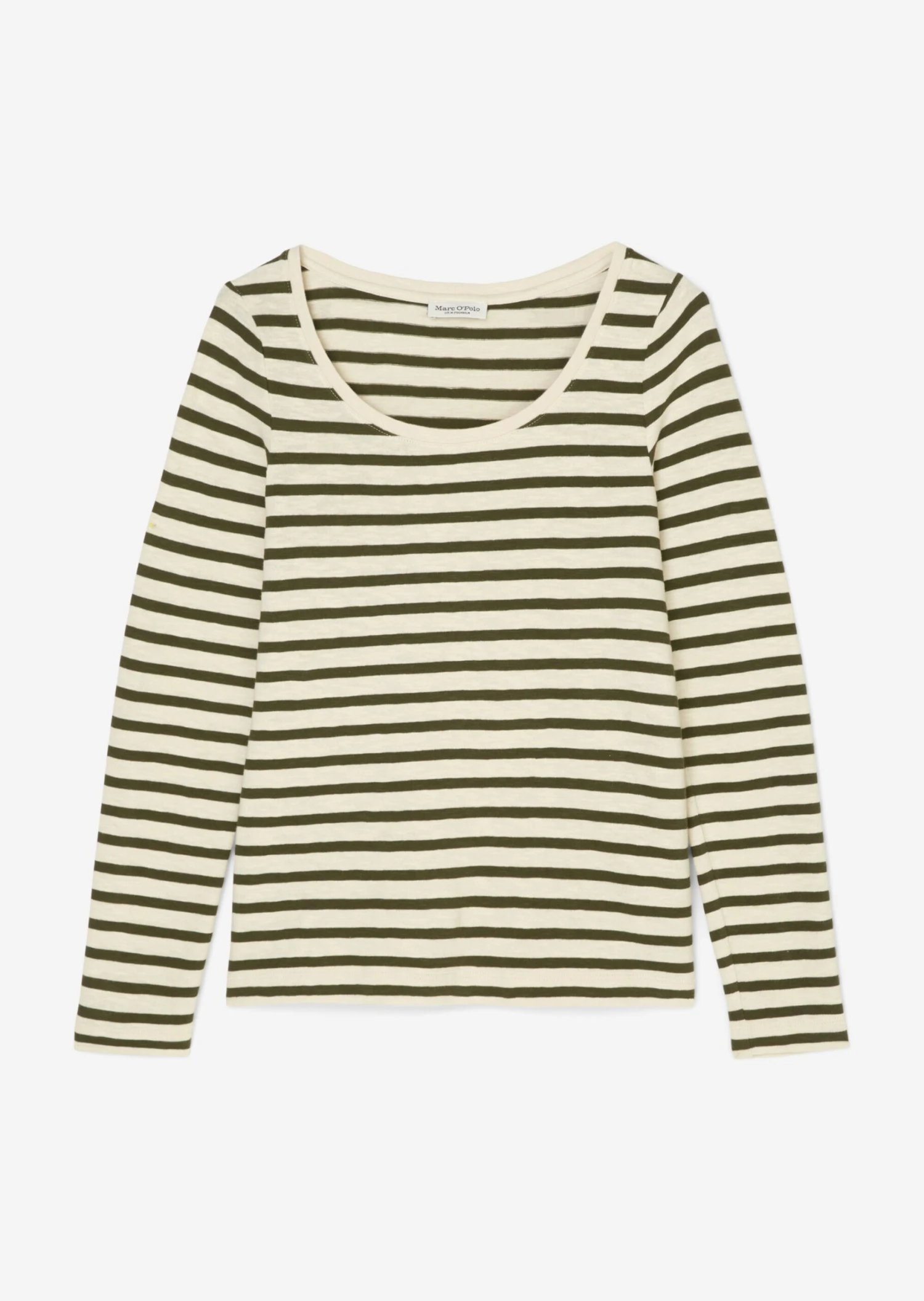 Marc O'Polo Striped Long Sleeve Top In A Loose Fit Made Of Heavy Jersey Fabric Composed Of Organic Cotton 9 Marc O'Polo Striped Long Sleeve Top In A Loose Fit Made Of Heavy Jersey Fabric Composed Of Organic Cotton – Bild 7