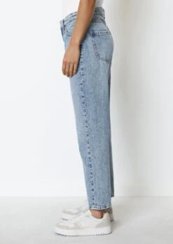 Marc O'Polo LINDE Straight Mid Waist Cropped Jeans Finished In Rigid Denim Made Of Pure Cotton -Marc O'Polo Verkäufe 392ee242c4853a323320b18aa505ec86