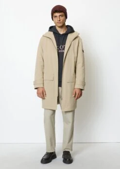 Marc O'Polo Lightly Padded Utility Parka With Hood With A Water-resistant Surface