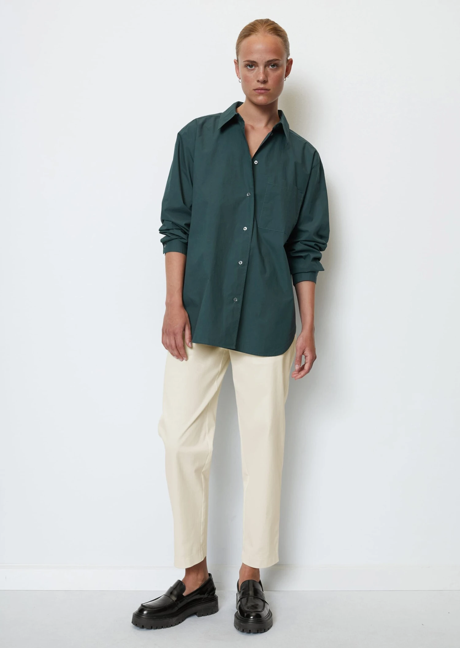Marc O'Polo Boyfriend Shirt Blouse Oversize From Organic Cotton Poplin 6 Marc O'Polo Boyfriend Shirt Blouse Oversize From Organic Cotton Poplin – Bild 4
