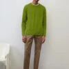 Marc O'Polo Round-neck Jumper In A Regular Fit Slub Look With A Ribbed Texture
