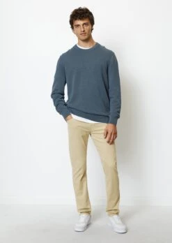 Marc O'Polo Long-sleeved Jumper Regular Made From Finely Ribbed Organic Cotton